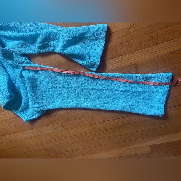 70s Vintage Jantzen Blue Knit Pantsuit - Picture 15 of 15